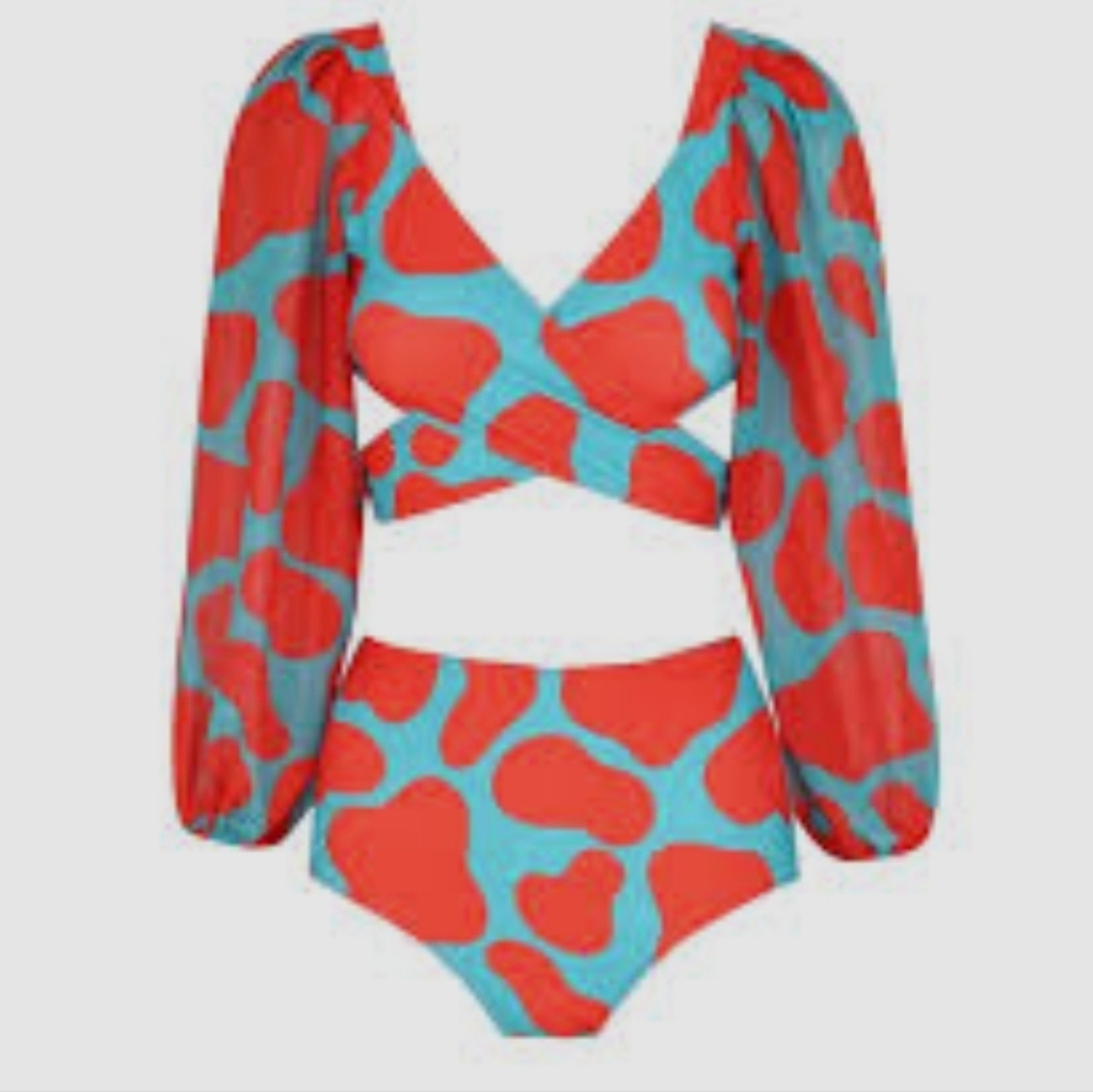 Sporlike Three (3) Piece Swimwear & Cover-Up Set Women's Size S - Picture 3 of 17